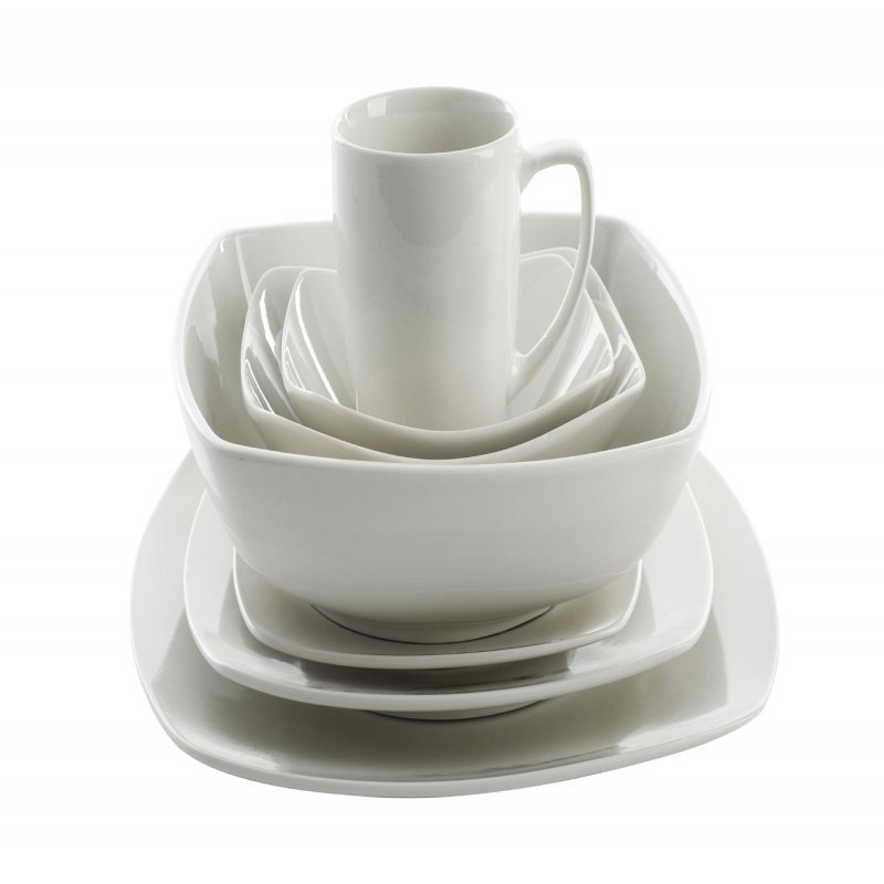 Zen Buffet 39-Piece Porcelain Expanded Dinnerware Set