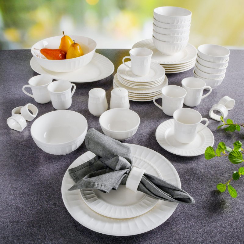 Regalia 46-Piece Dinnerware and Serveware Set