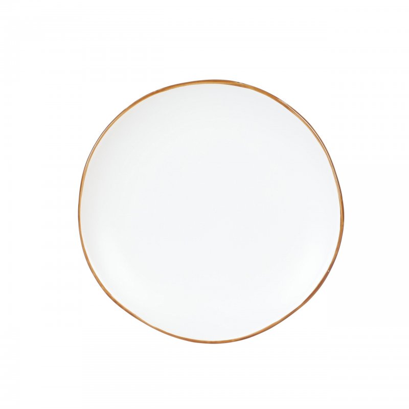 Hazeltine 16 Piece Plates and Bowls Dishes Stoneware Ceramic Dinnerware Set