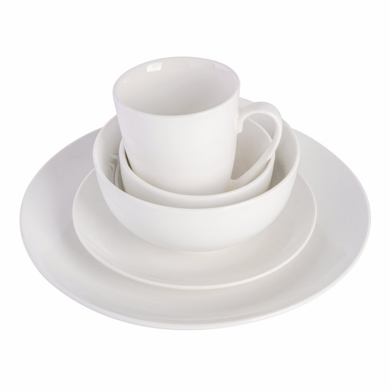 Ogalla Whiteware Dinnerware Set