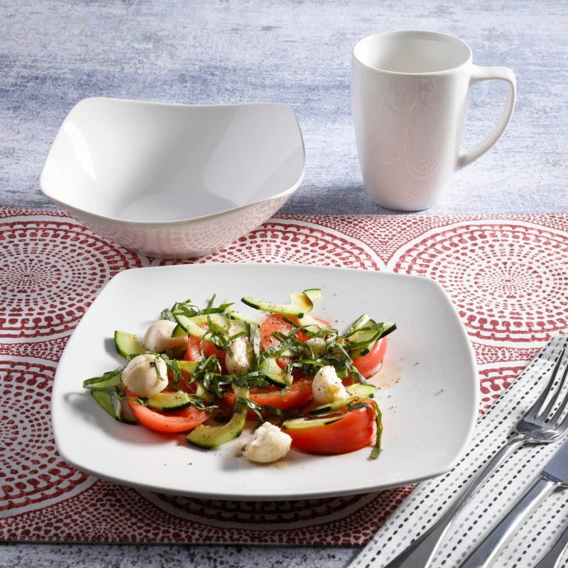 Zen Buffet 12-Piece Porcelain Dinnerware Set