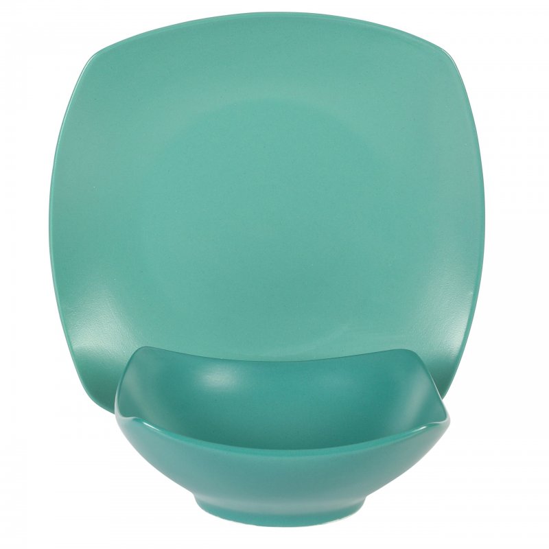 Zen Buffet Matte Porcelain 8-Piece Dinnerware Set