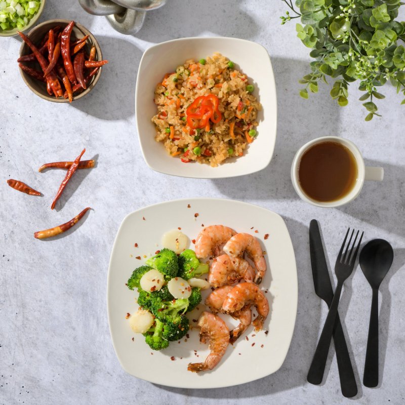 Zen Buffet 12-Piece Porcelain Dinnerware Set