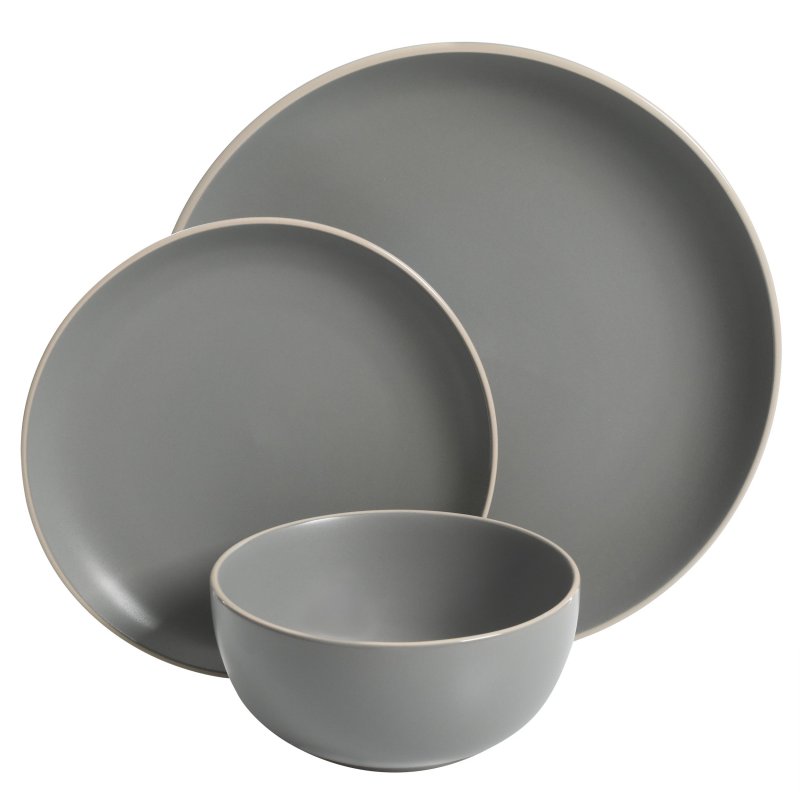 Rockaway 12-Piece Stoneware Dinnerware Set