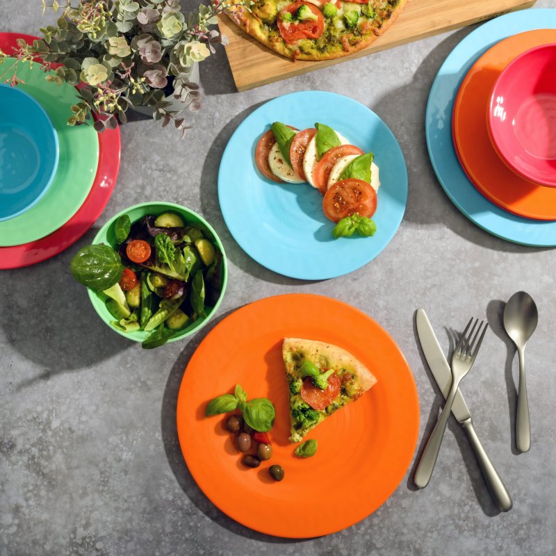 Brist 12-Piece Melamine Dinnerware Set