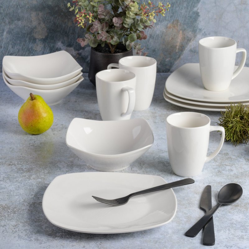 Zen Buffet 12-Piece Porcelain Dinnerware Set
