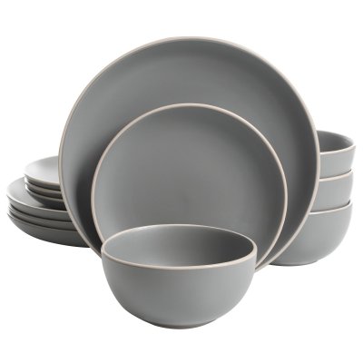 Rockaway 12-Piece Stoneware Dinnerware Set