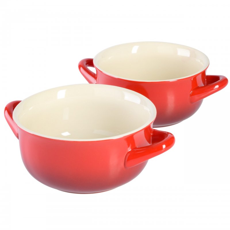 2 Pack 30 OZ Artisan Stoneware Soup Bowl Set