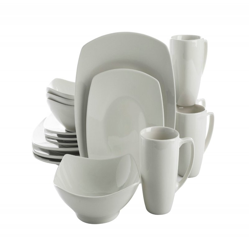 Zen Buffet 39-Piece Porcelain Expanded Dinnerware Set