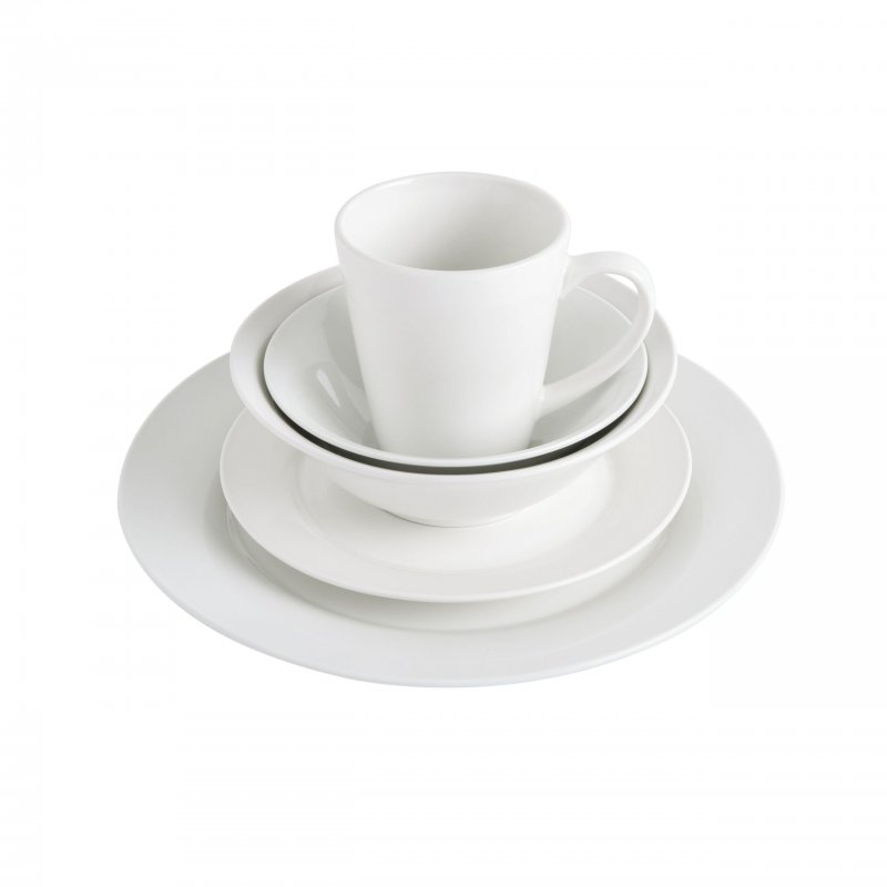 Everyday Round 40-Piece Expanded Fine Ceramic Dinnerware Set