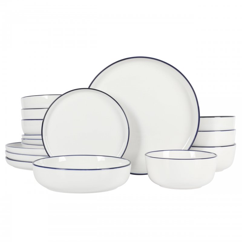 Oslo 16-Piece Porcelain Dinnerware Set