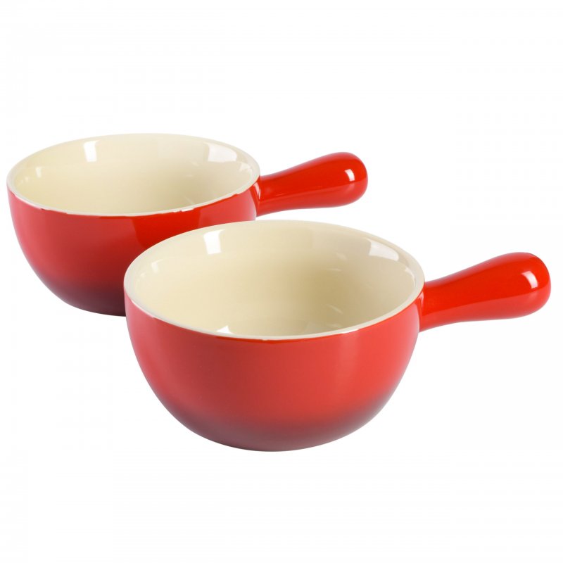 2-Pack 22 OZ Artisan Stoneware Soup Bowl Set