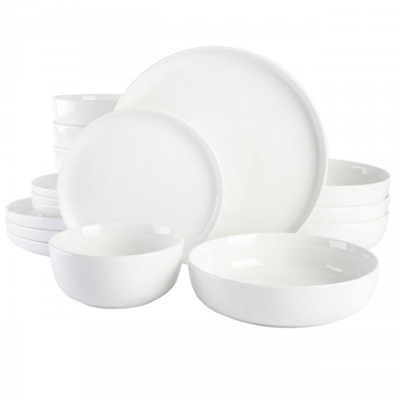 Oslo 16-Piece Porcelain Dinnerware Set