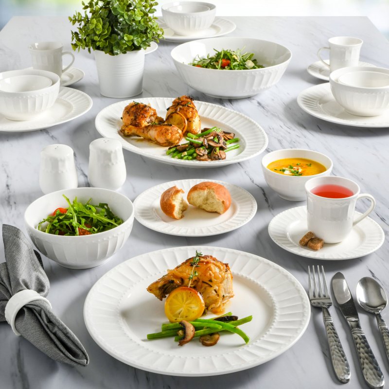 Regalia 46-Piece Dinnerware and Serveware Set