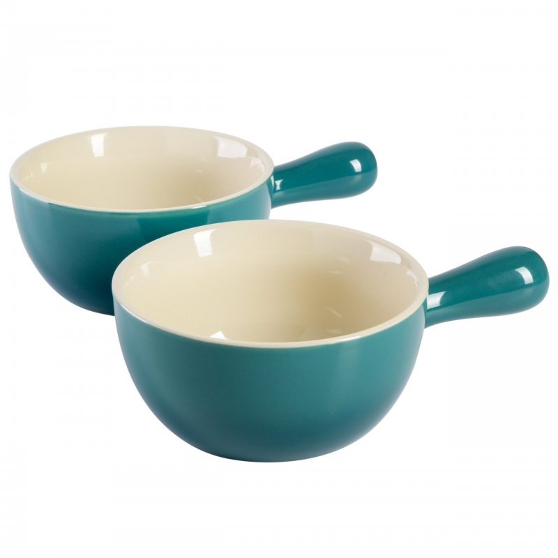 2-Pack 22 OZ Artisan Stoneware Soup Bowl Set