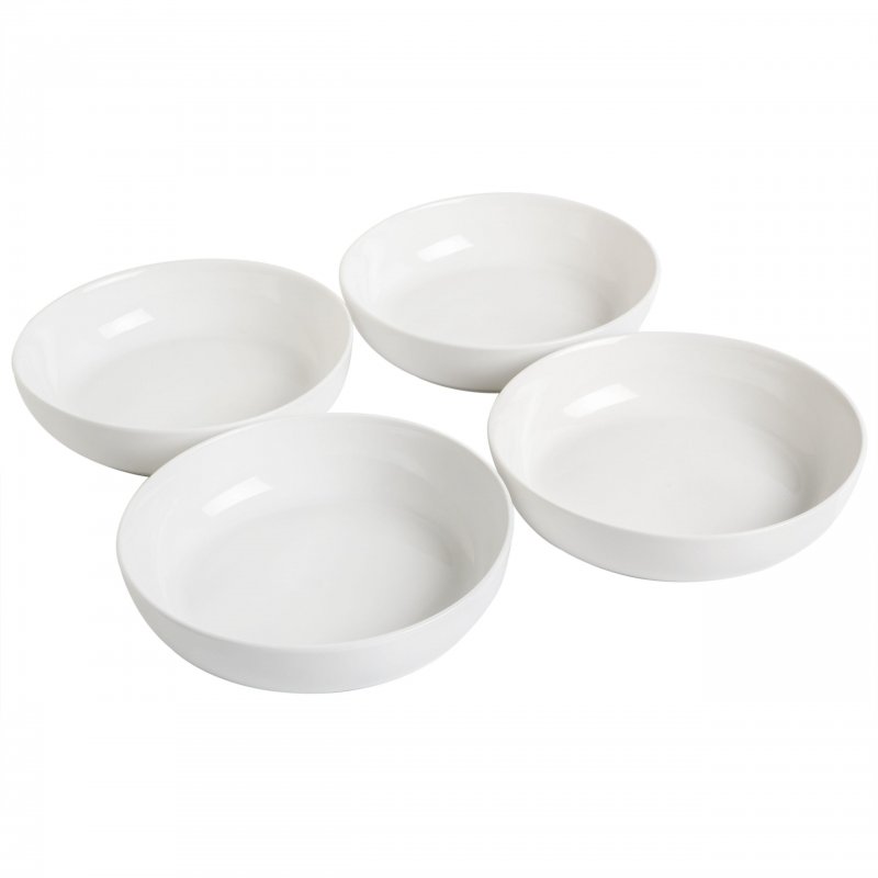 Zen Buffet 4-Piece Porcelain Dinner Bowl Set