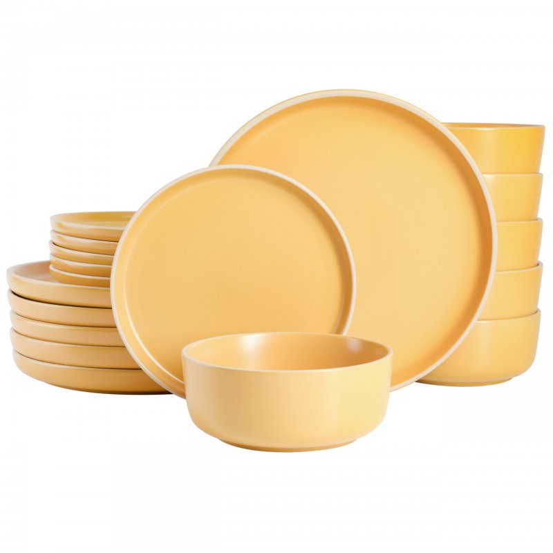 Zuma 18-Piece Stoneware Dinnerware Set