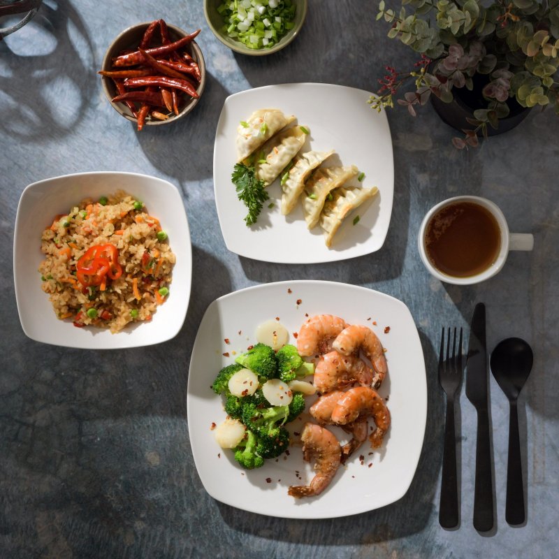 Zen Buffet 16-Piece Porcelain Dinnerware Set