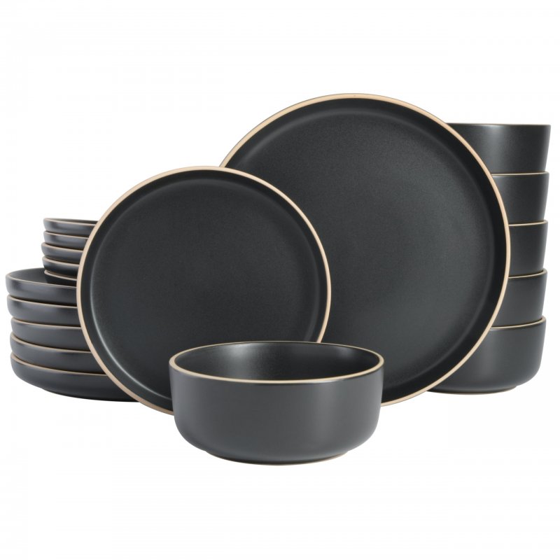 Zuma 18-Piece Stoneware Dinnerware Set