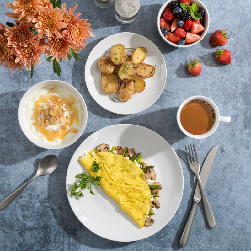 Ogalla Whiteware Dinnerware Set