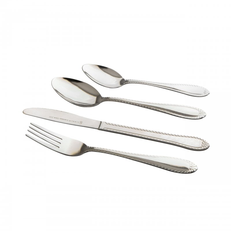 All U Need 60 Piece Plates, Bowls, Glassware, Forks, Spoons, and Knives (Service for 6) Dinnerware Set