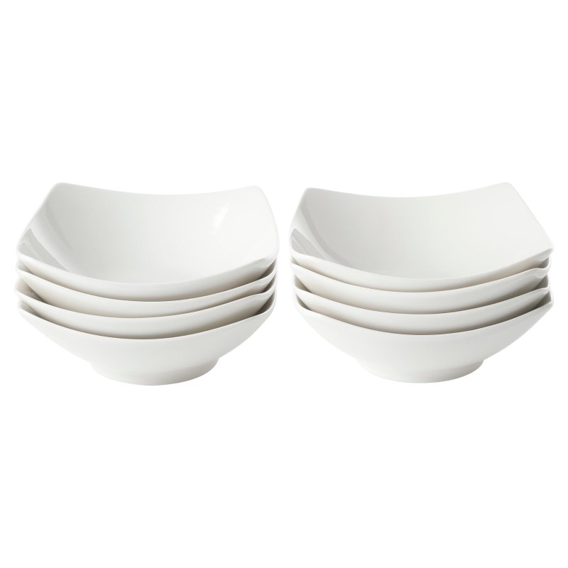Zen Buffet 8-Piece Porcelain Bowl Set