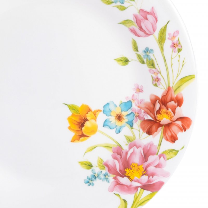 Ultra Round 18-Piece Opal Glass Dinnerware Set