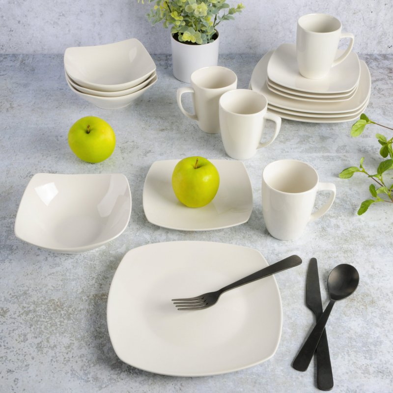 Zen Buffet 16-Piece Porcelain Dinnerware Set