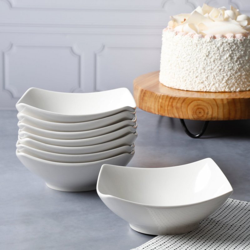 Zen Buffet 8-Piece Porcelain Bowl Set