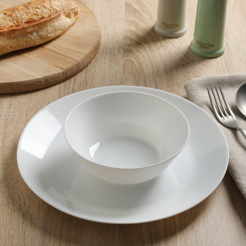 Opalton 6 Piece 6 Inch Chip and Break Resistant Cereal Bowl